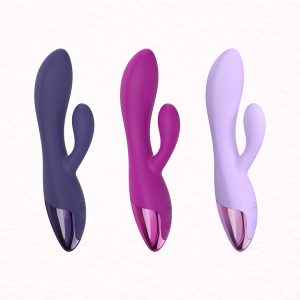 Stimulateur Funky Bunny Love to Love présenté en trois coloris