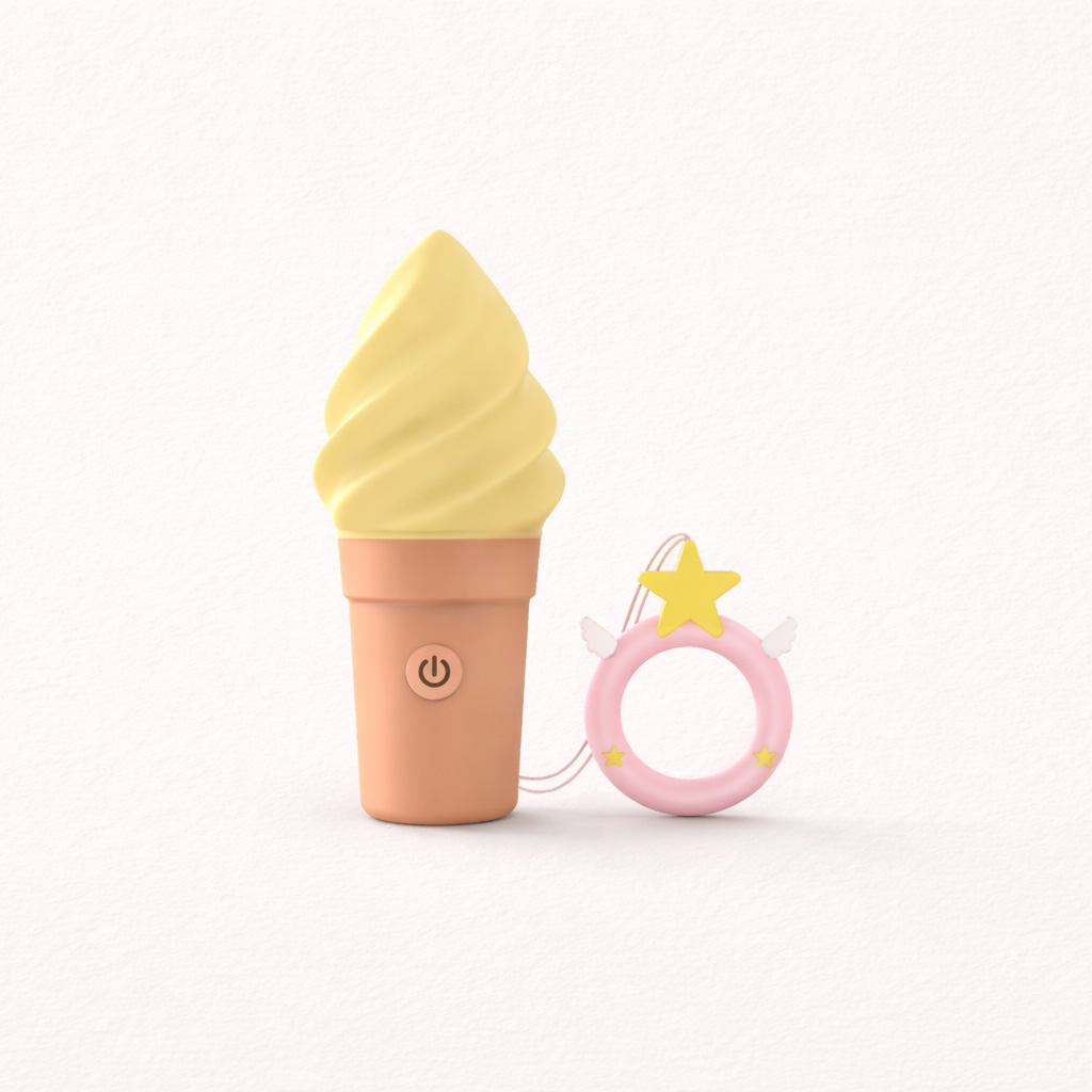 Stimulateur Cand’ice Love to Love présenté dans son coloris Vanilla Pop