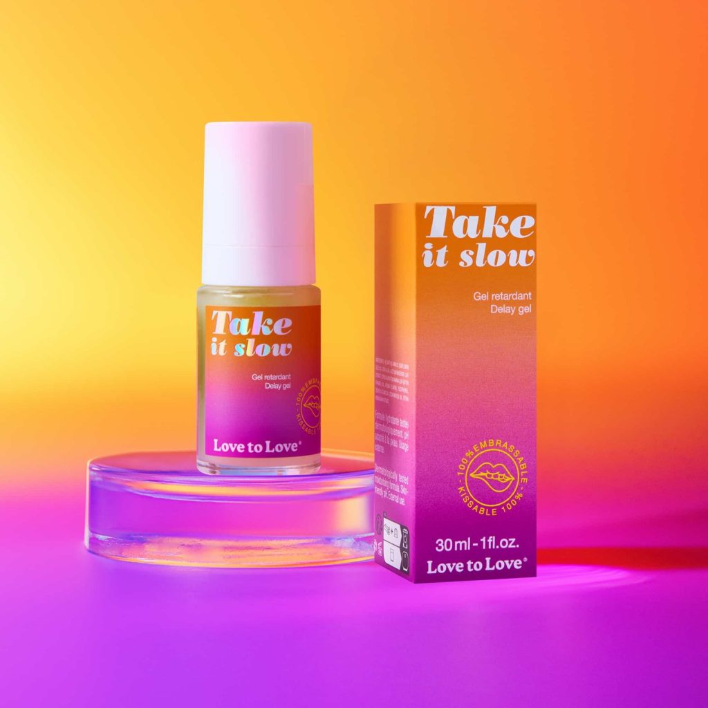 Texture onctueuse du gel retardant Take It Slow Love to Love